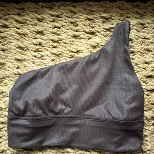 lululemon Align™ Asymmetrical Rib Bra A/B Shin espresso size 6